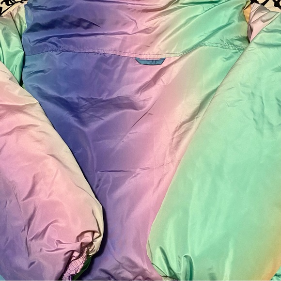 NWT URBAN OUTFITTERS - BDG | Trendy Rainbow Tie-Die Look Jacket Coat Sz XS - Picture 4 of 14